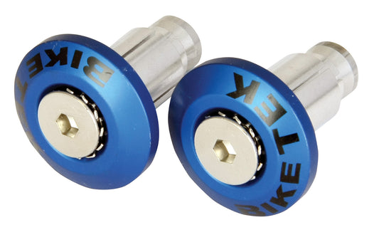 Bike It 'Flush Fit' Blue 13mm & 18mm Bar Ends
