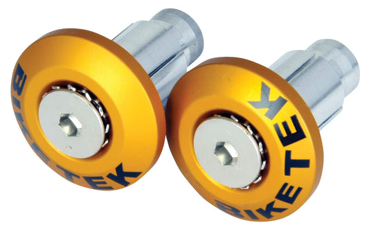 Bike It 'Flush Fit' Gold 13mm & 18mm Bar Ends
