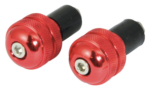 Bike It Red 13mm Round Bar End Weights