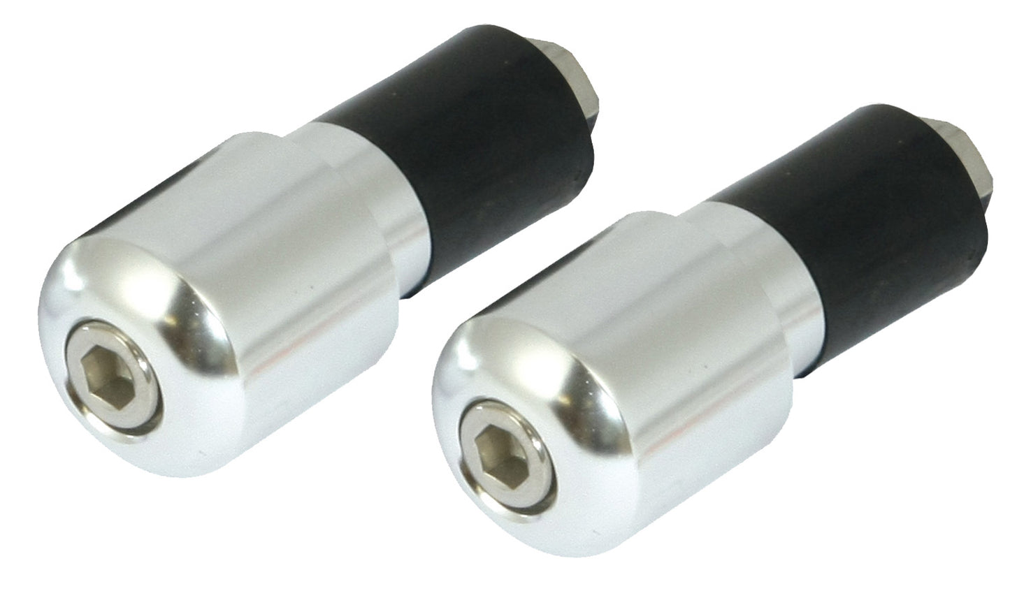 Bike It Chrome 13mm Slim Bar End Weights