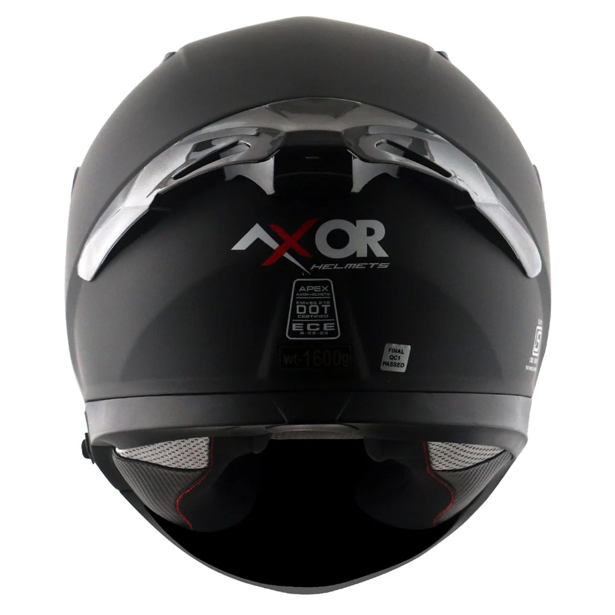 Axor Helmet Apex Full Face ECE 22.05 - Matt Black