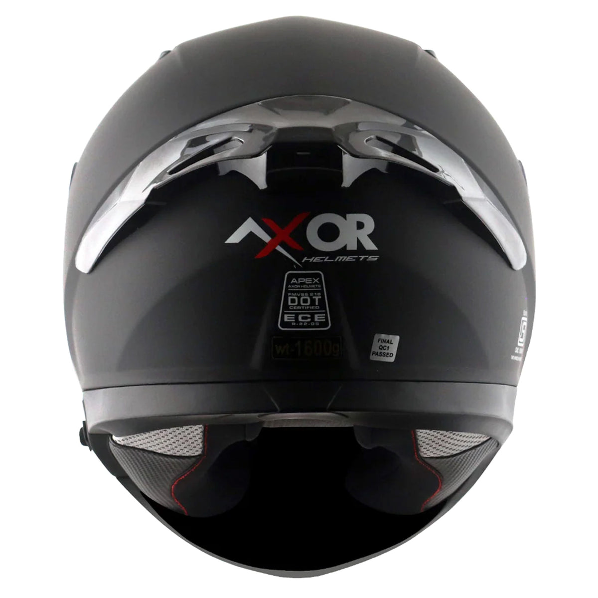 Axor Apex Full Face Helmet - Matt Black