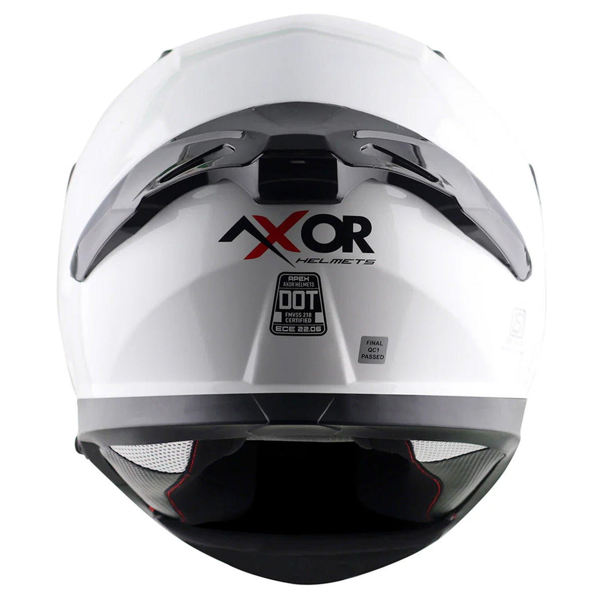 Axor Apex Full Face Helmet - Gloss White