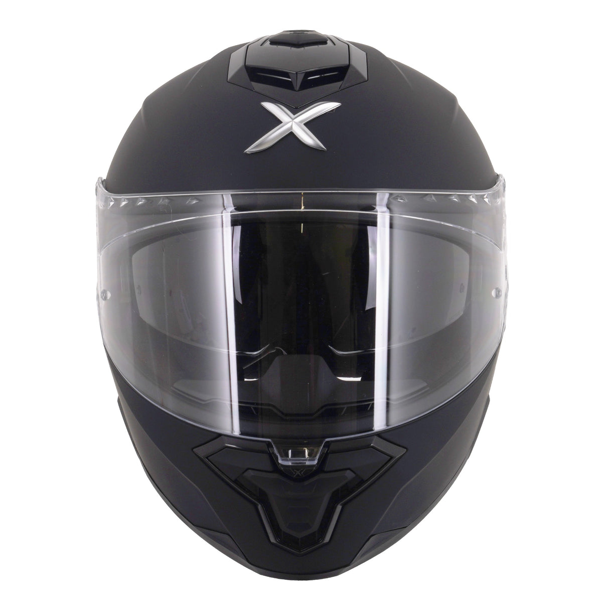 Axor Brutale Full Face Helmet With Dual Spoiler - Black Matt
