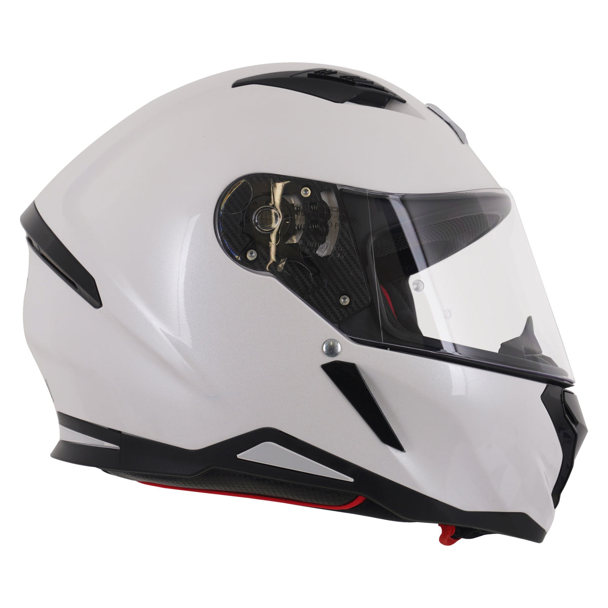 Axor SH890 Hunter Full Face Helmet - Solid White Gloss