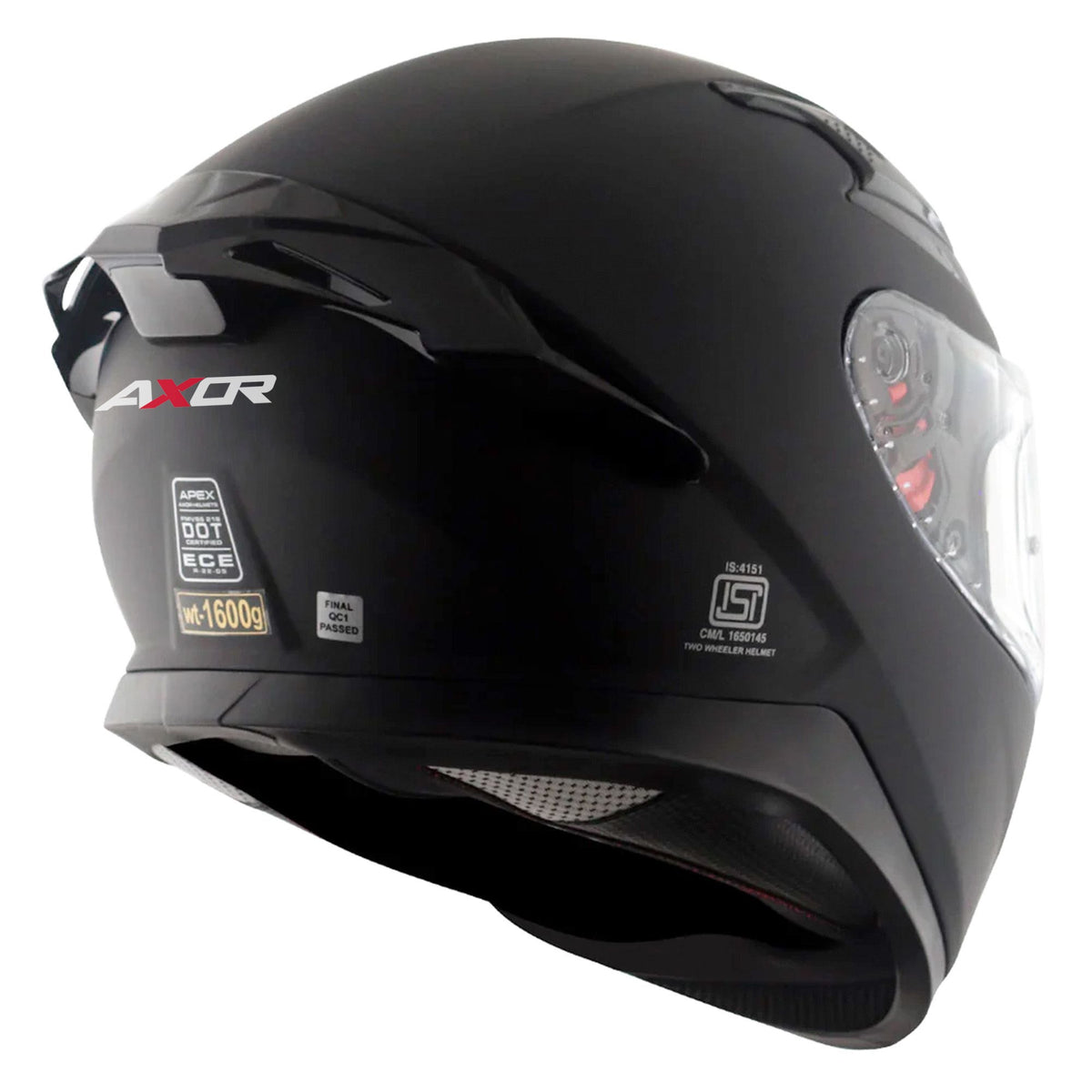 Axor Apex Full Face Helmet - Matt Black