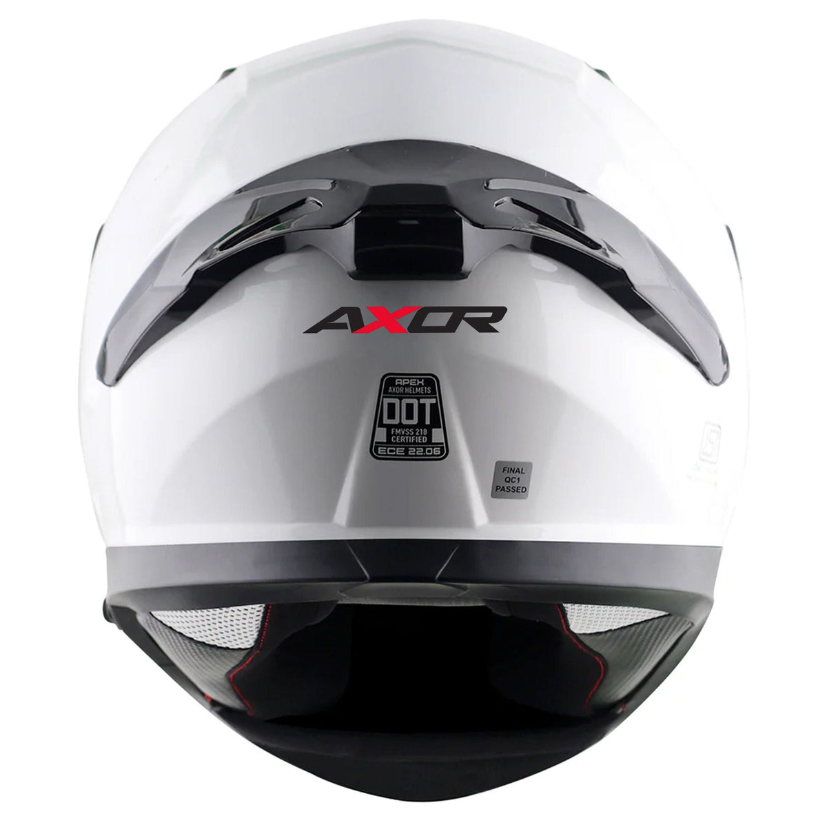 Axor Apex Full Face Helmet - White Gloss