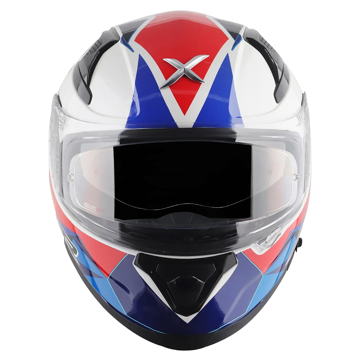 Axor Apex Full Face Helmet - Prism White Red Gloss