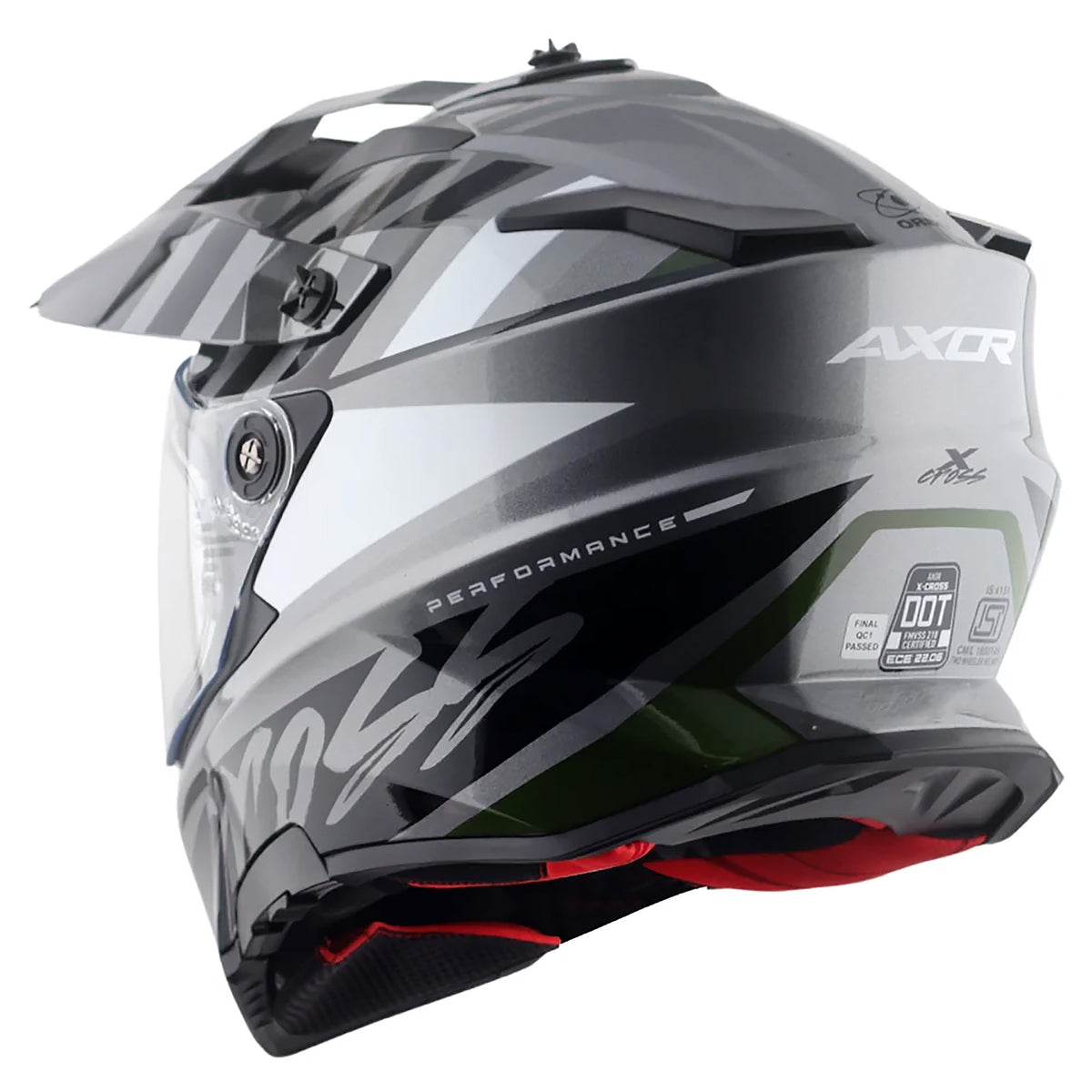 Axor X-Cross Adventure Helmet - Orbit Athena Grey Black Gloss