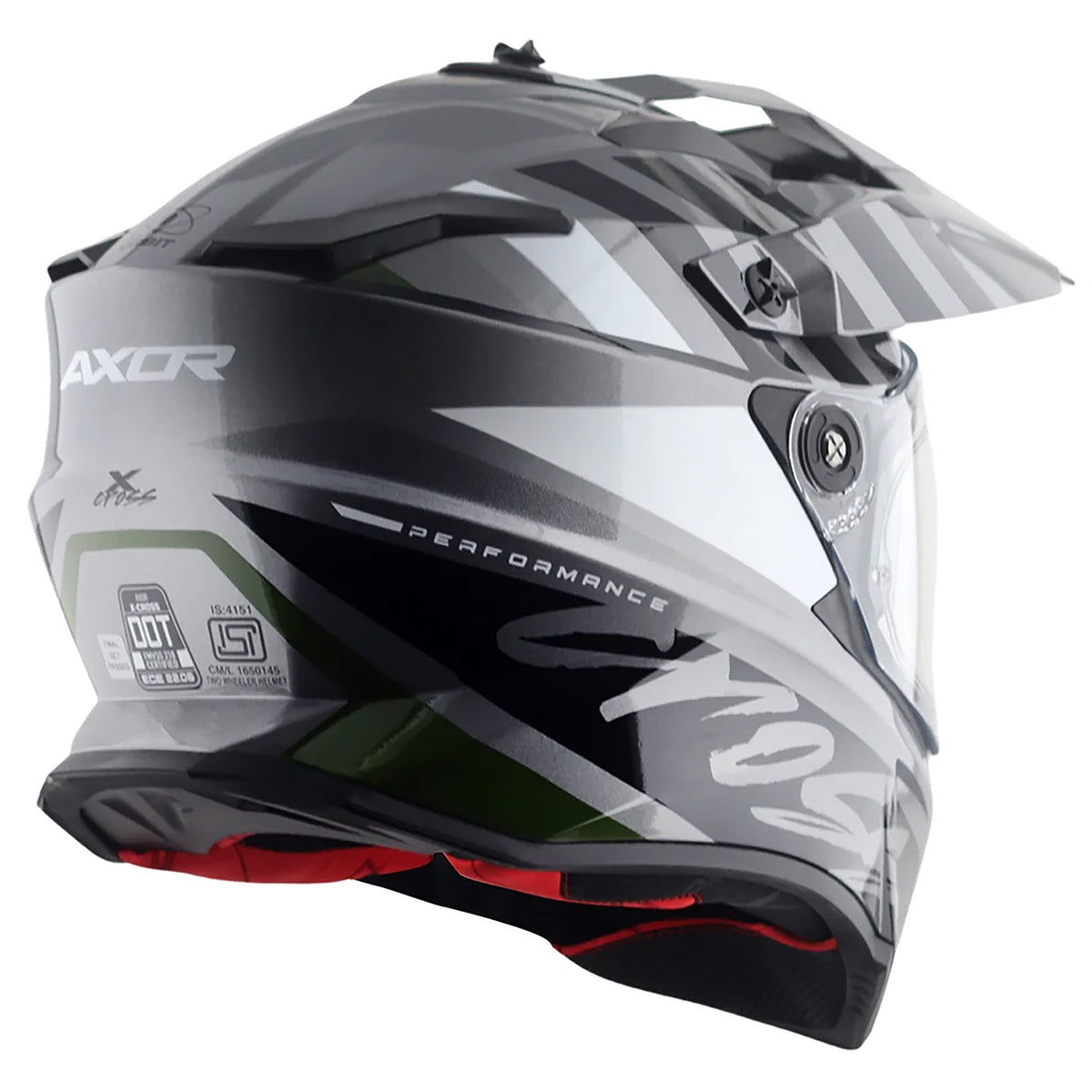 Axor X-Cross Adventure Helmet - Orbit Athena Grey Black Gloss