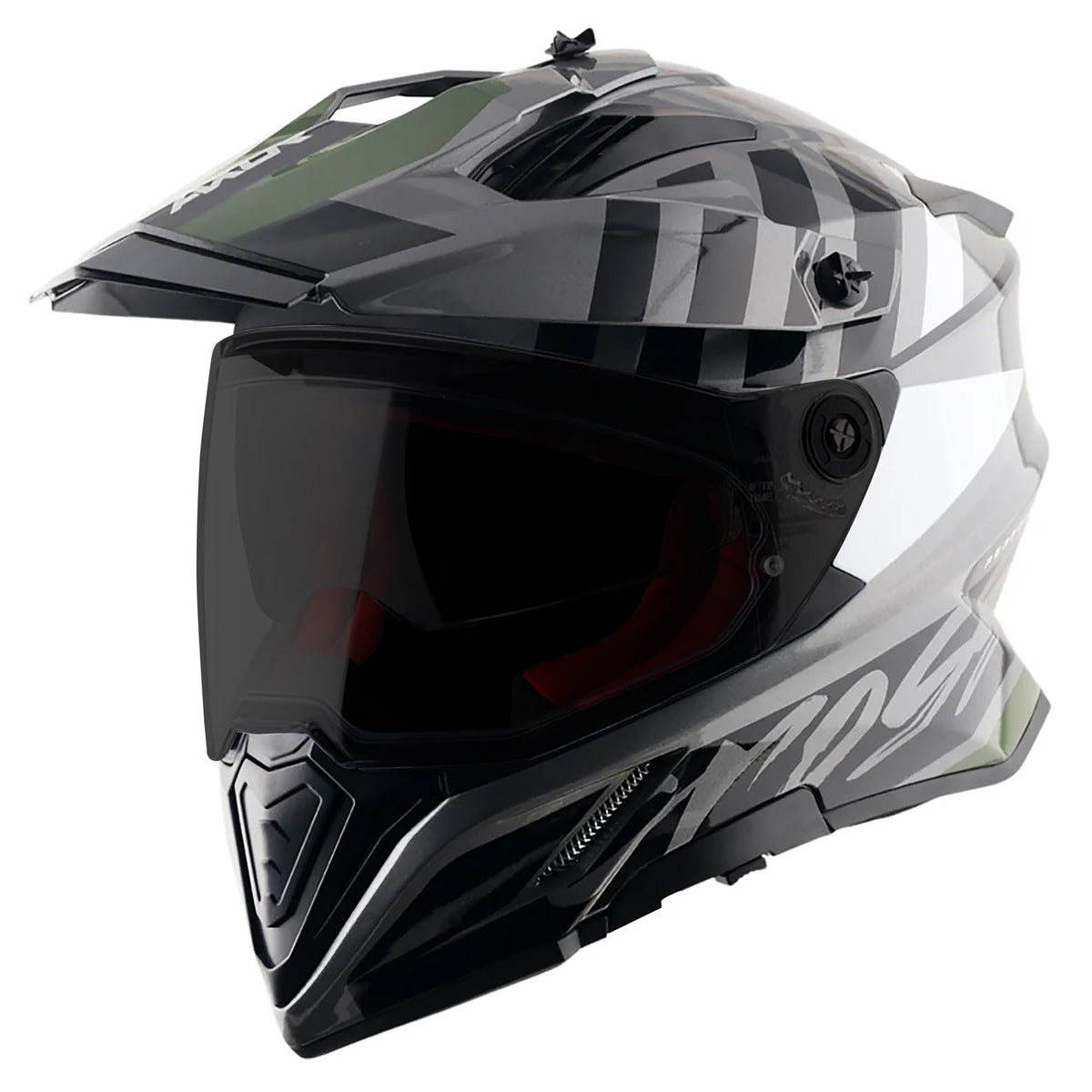 Axor X-Cross Adventure Helmet - Orbit Athena Grey Black Gloss