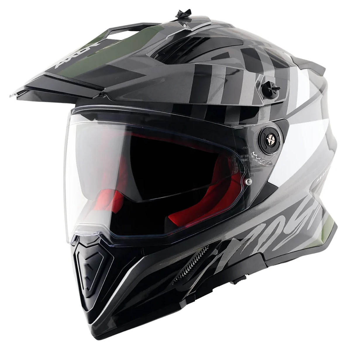 Axor X-Cross Adventure Helmet - Orbit Athena Grey Black Gloss