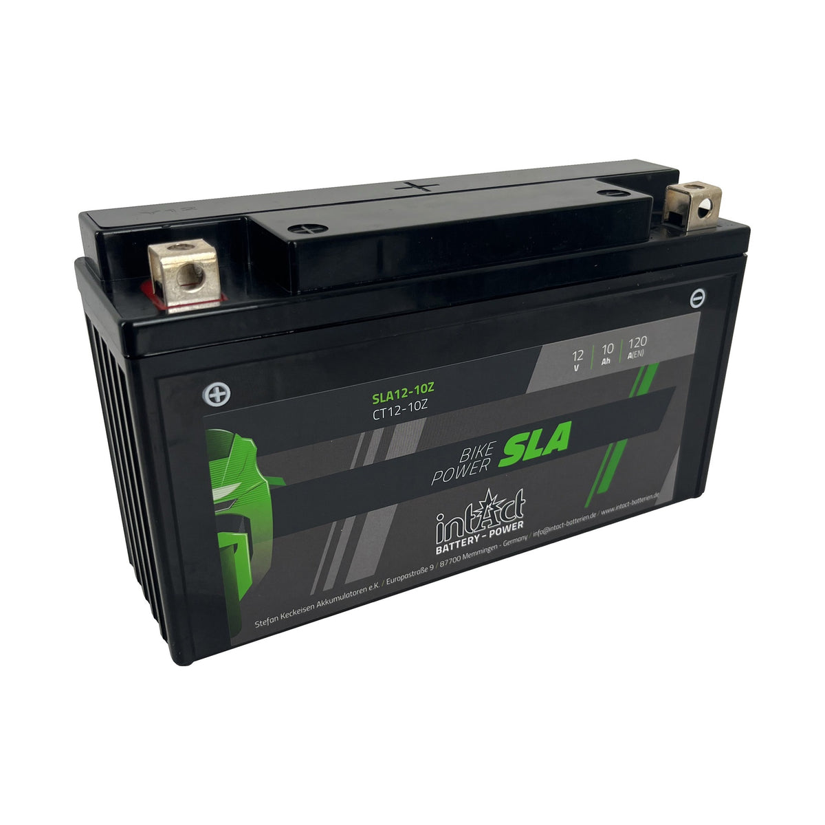 intAct YT12-10Z Sealed Activated SLA Bike-Power Battery