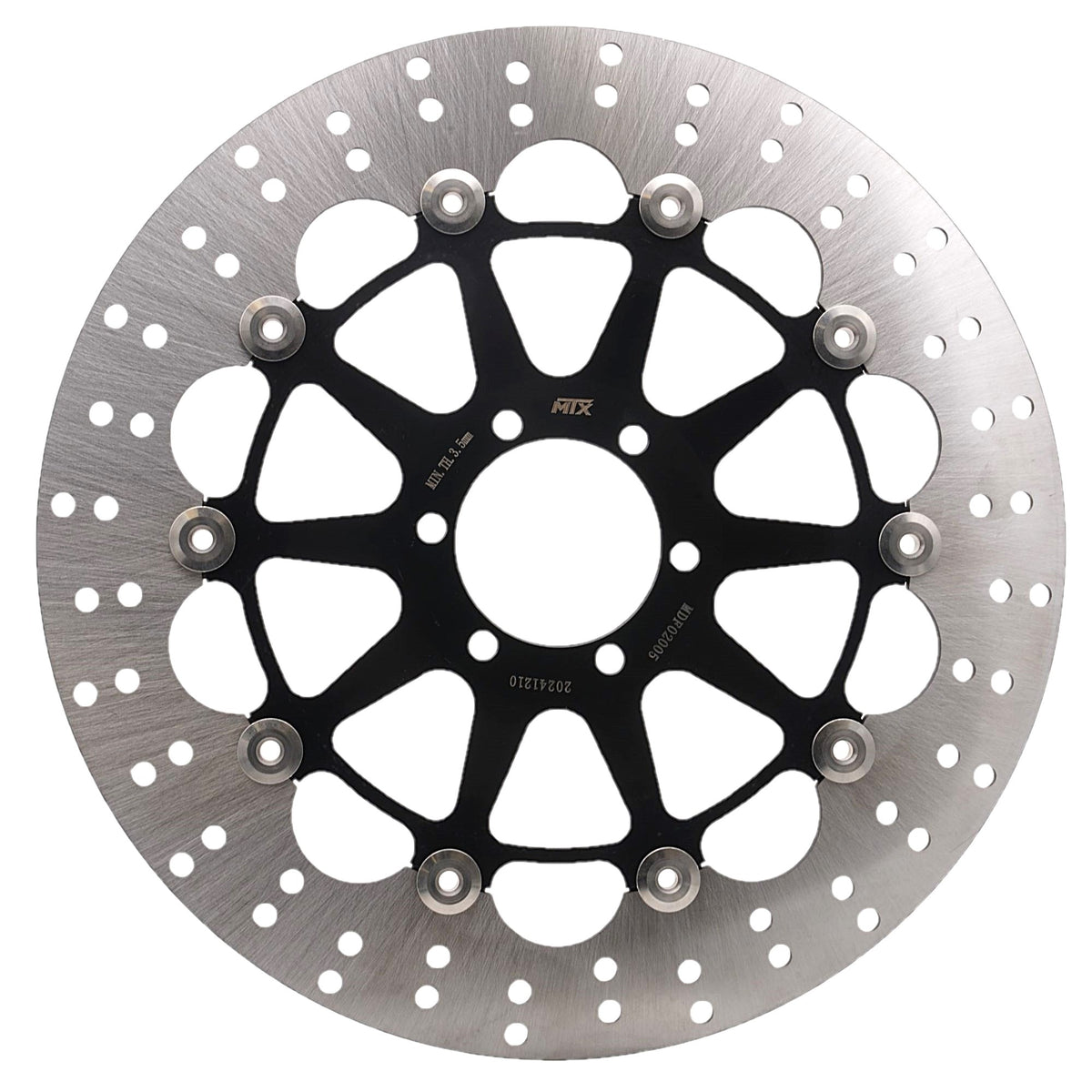 MTX Performance Brake Disc Front Floating Round Ducati KTM Cagiva Benelli MD614 #02005