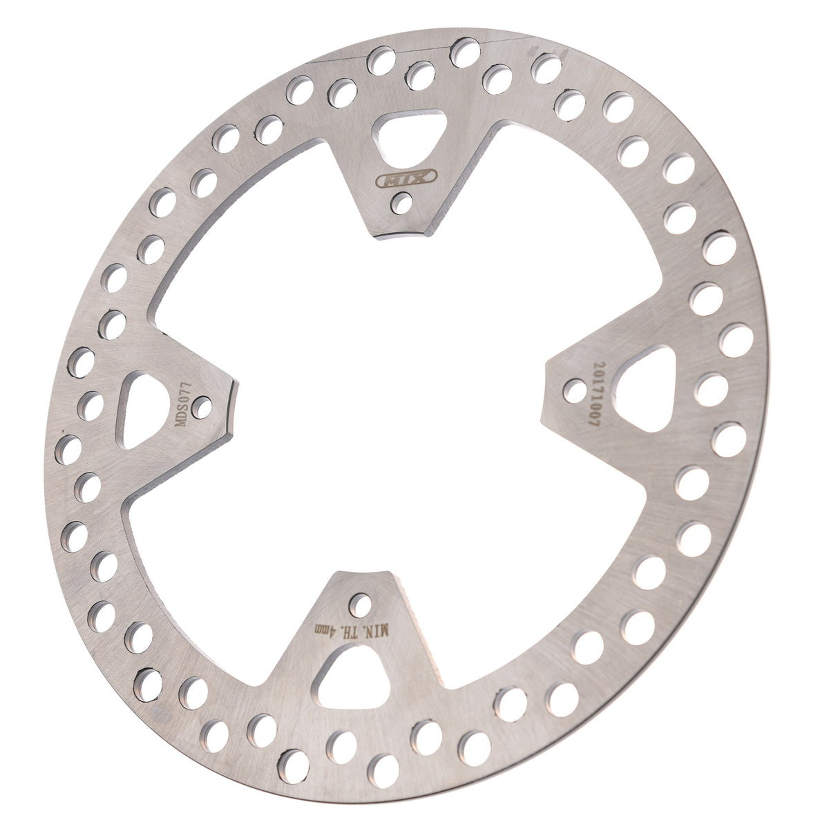 MTX Performance Brake Disc Rear Solid Round Honda MD6181 #01019