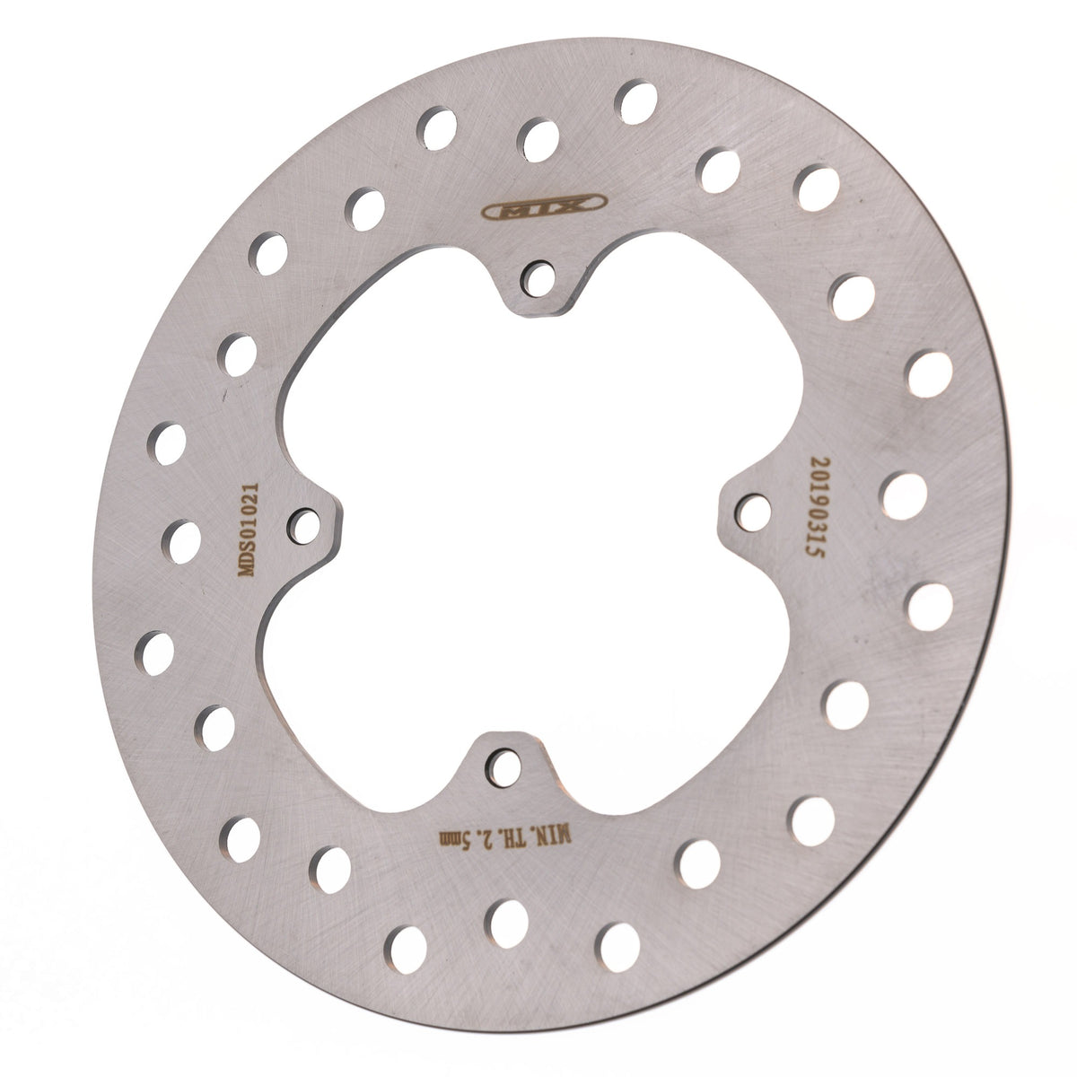 MTX Performance Brake Disc Rear Solid Round Honda MD6005 #01021
