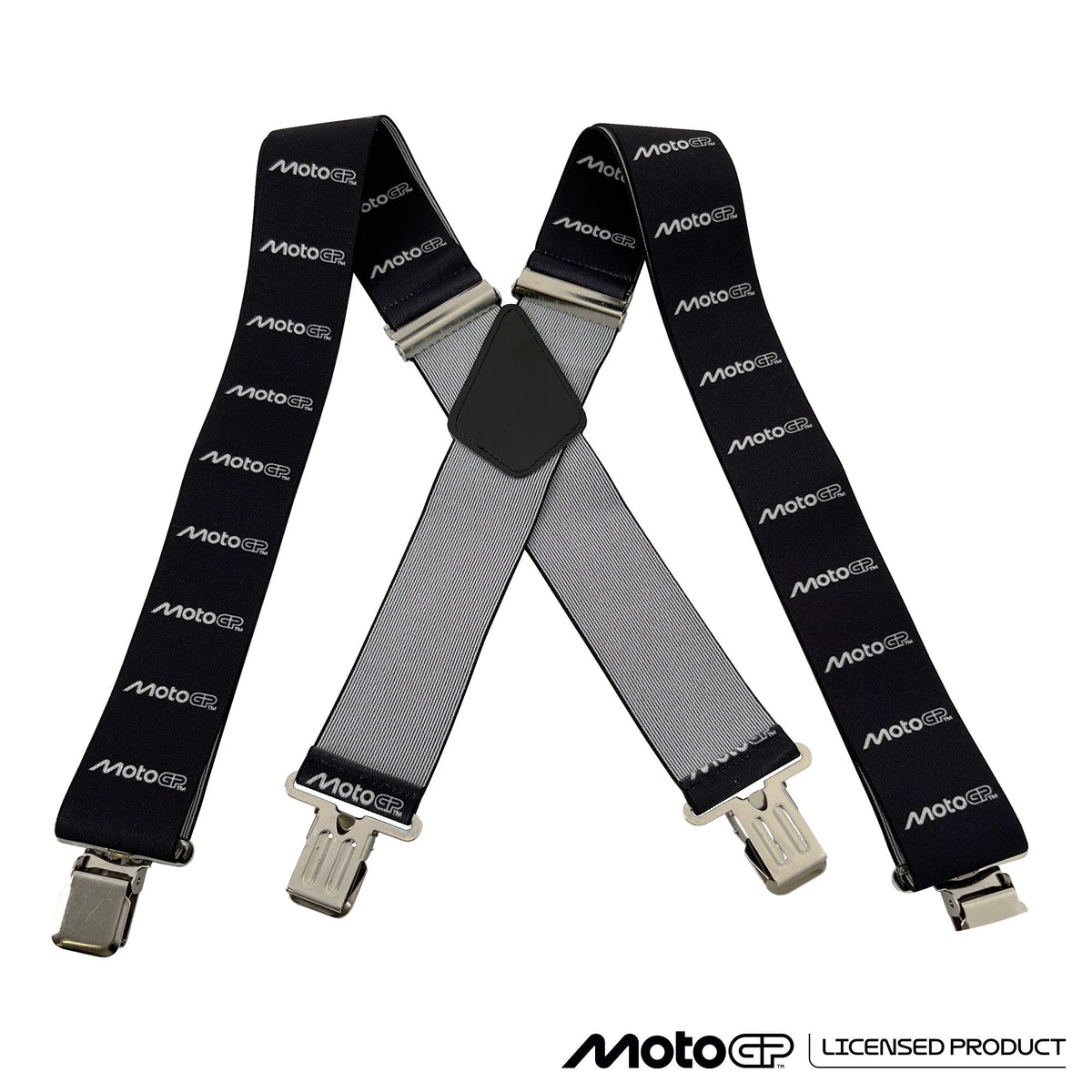 MotoGP Rider Braces With MotoGP Logo Black White