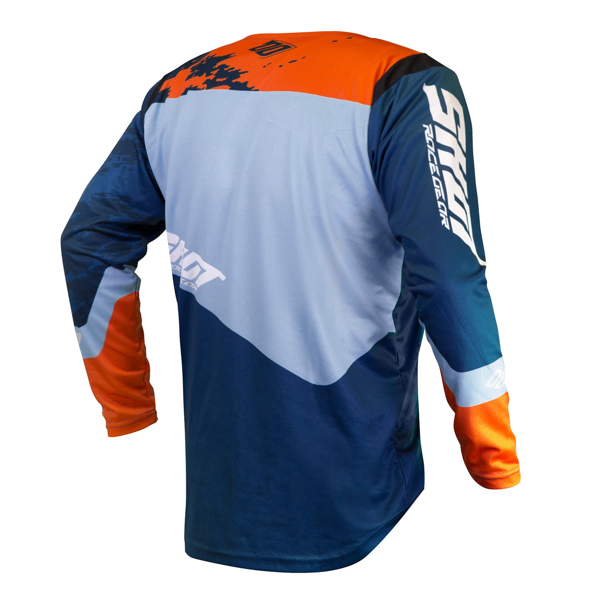 Shot Contact Motocross Jersey Adult - Shadow Blue Orange