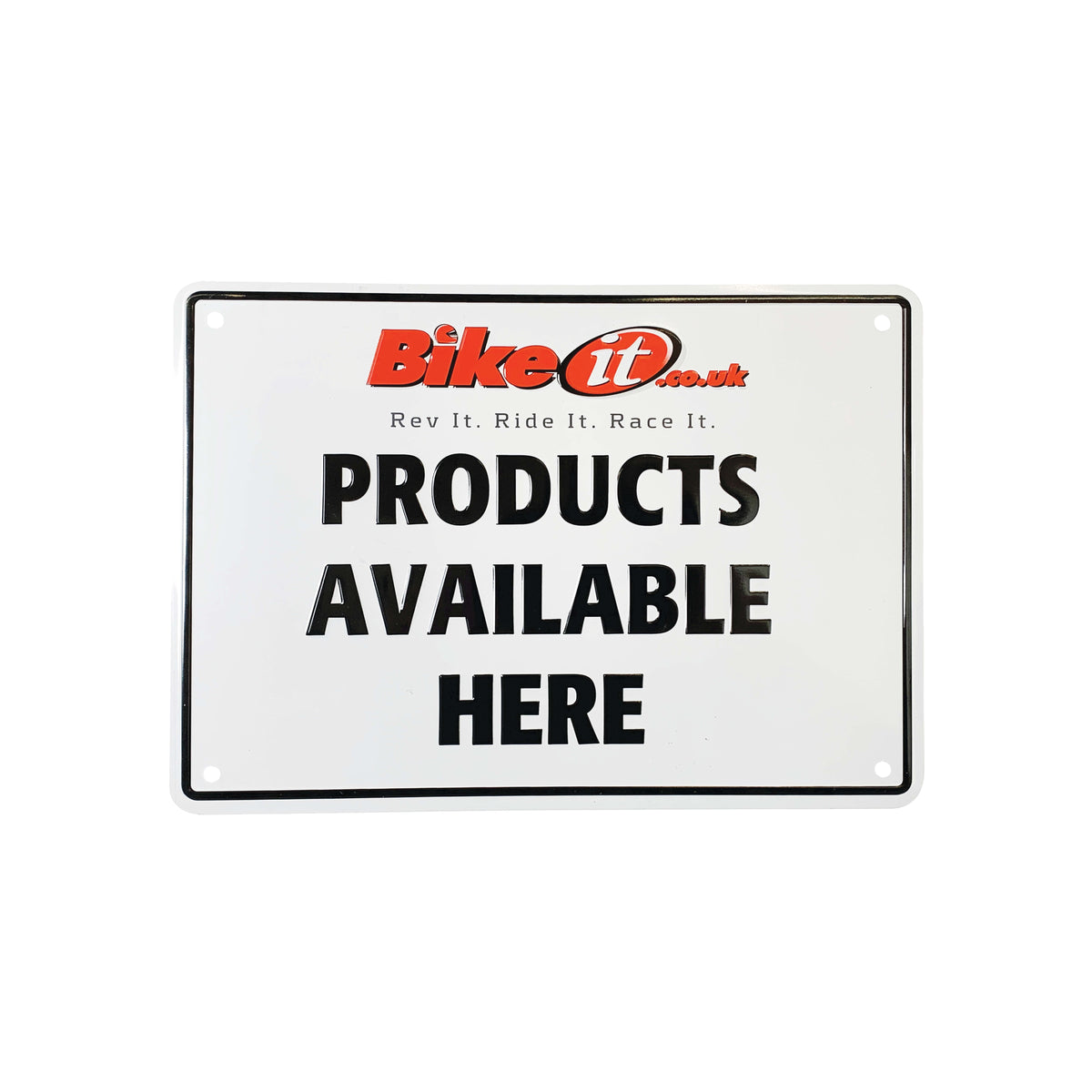 Bike It Aluminium Parking Sign - Bike It Products Available Here