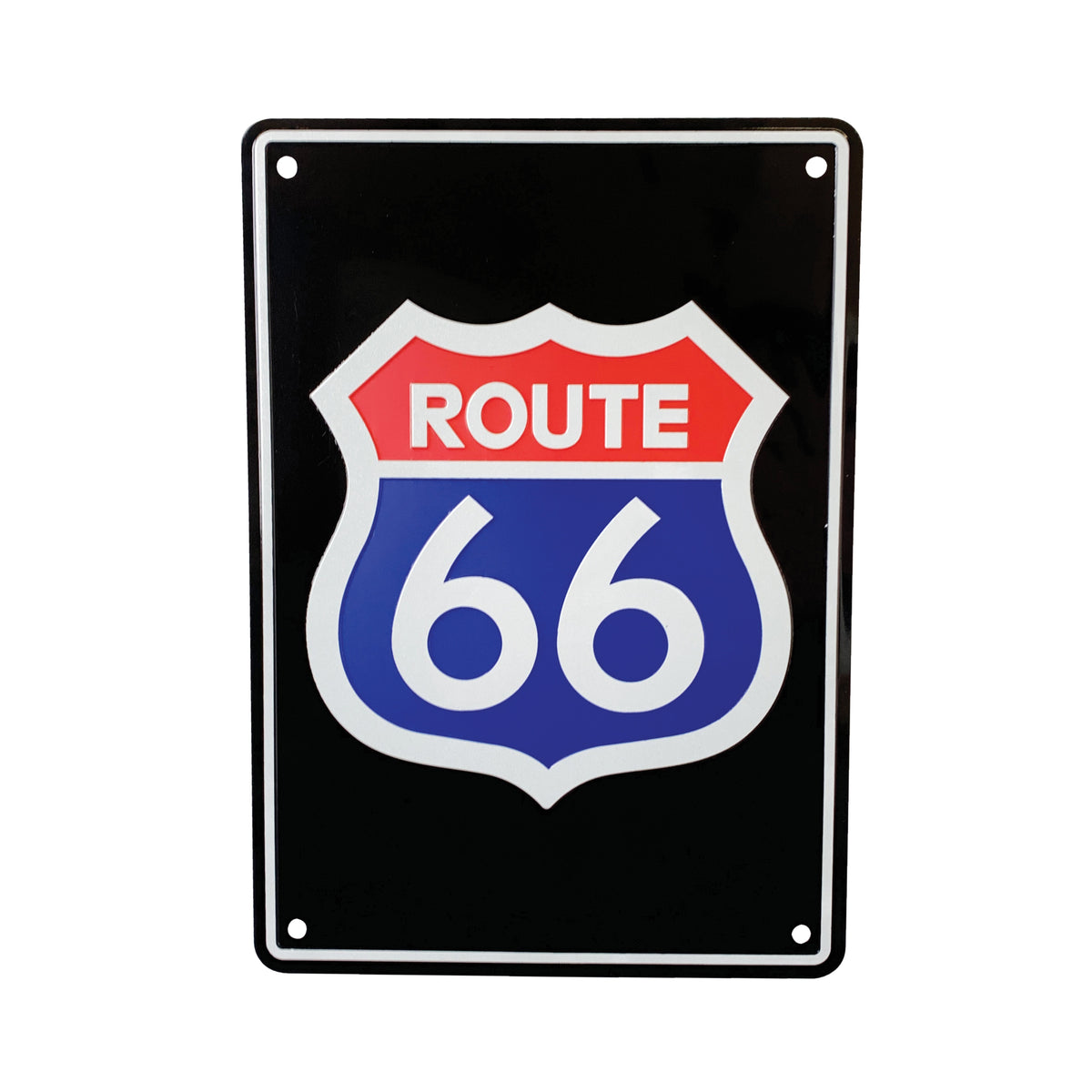 Bike It Aluminium Parking Sign - Route 66