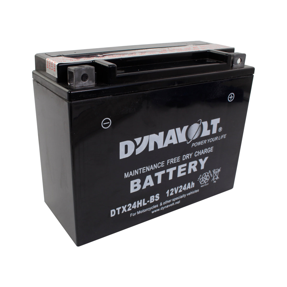 Dynavolt DTX24HLBS Maintenance Free Battery With Acid Pack YTX24HL-BS