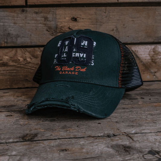 Green Parts & Spares '09' Trucker Hat by Uggly & Co