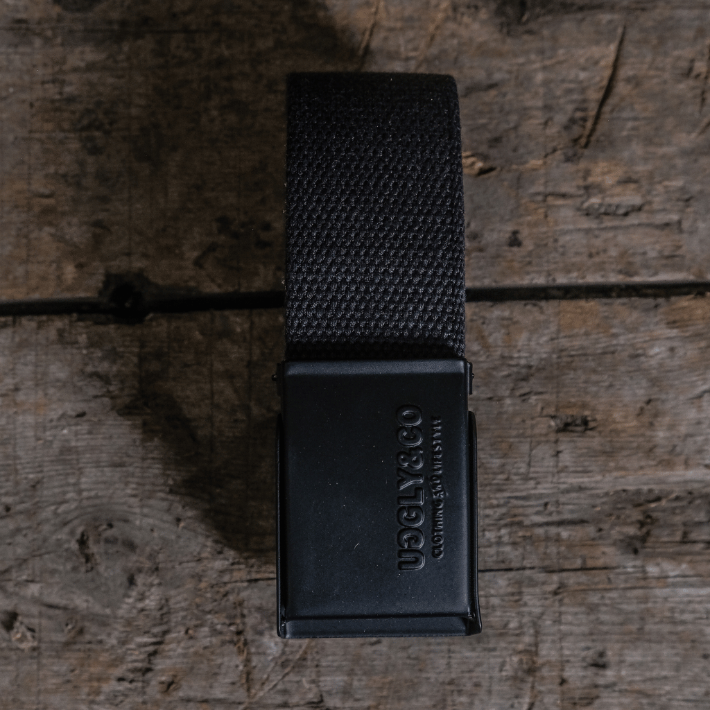 Black Canvas Utility Belt by Uggly & Co