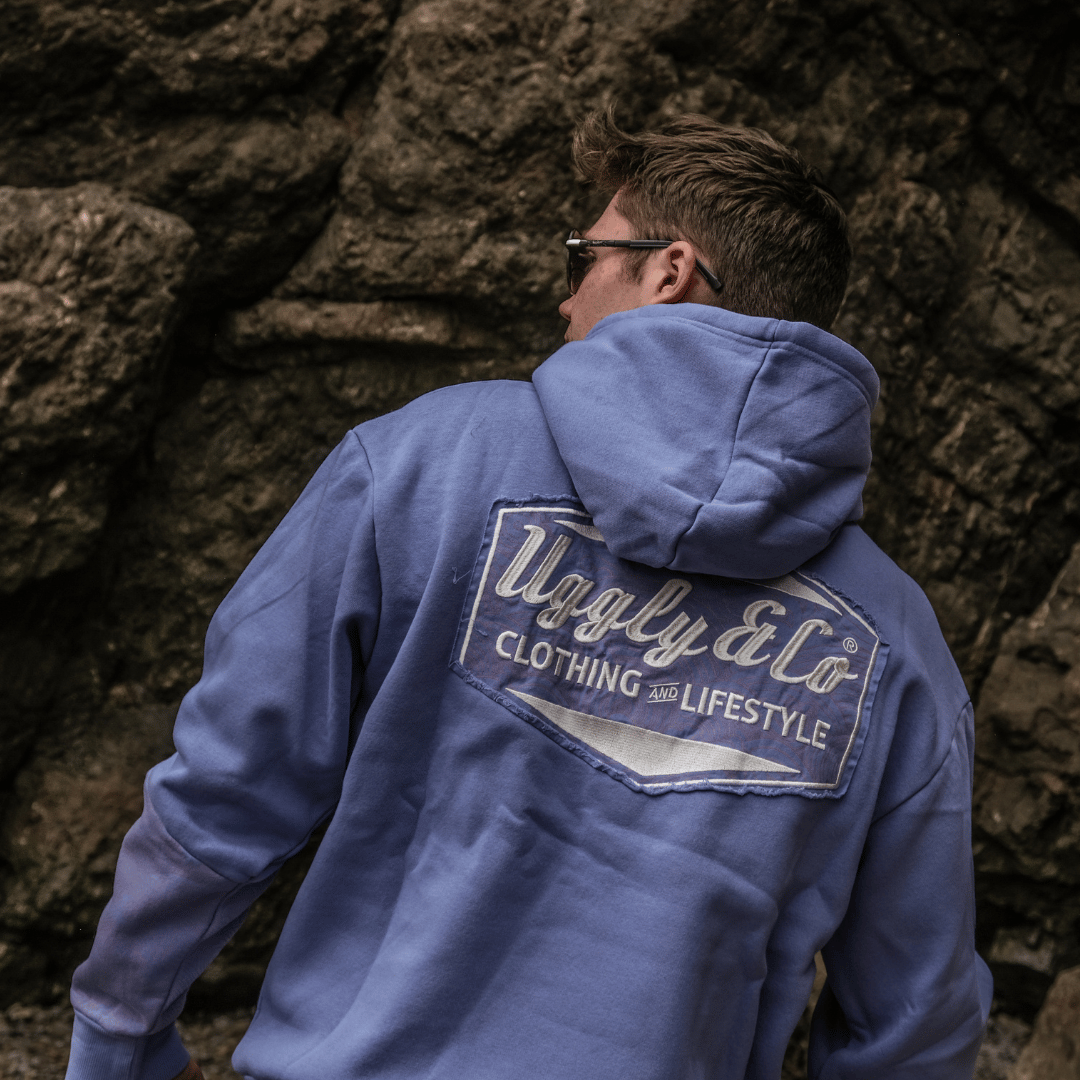 Purple Surf Diamond Hoodie by Uggly & Co
