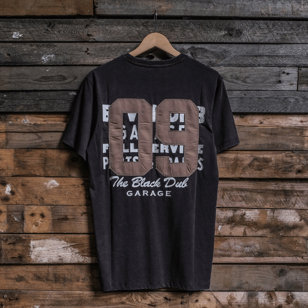 Black Parts & Spares '09' Tee by Uggly & Co