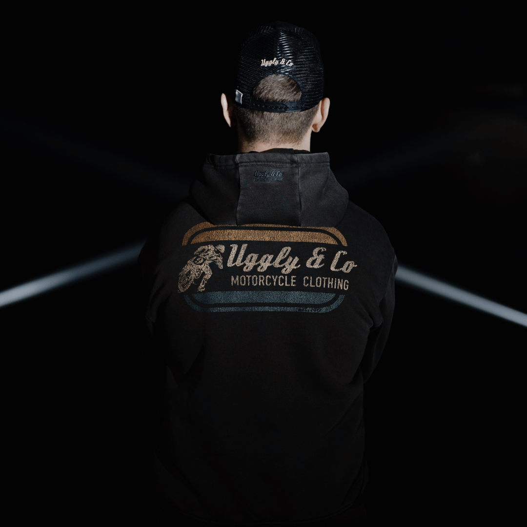 Olive Flattrack Hoodie by Uggly & Co
