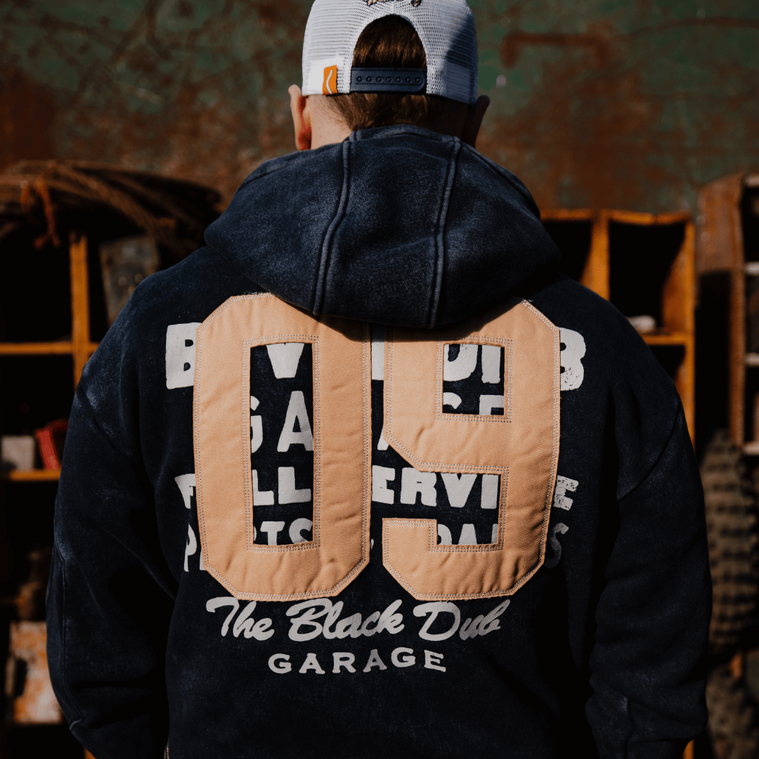 Navy Parts & Spares '09' Hoodie by Uggly & Co