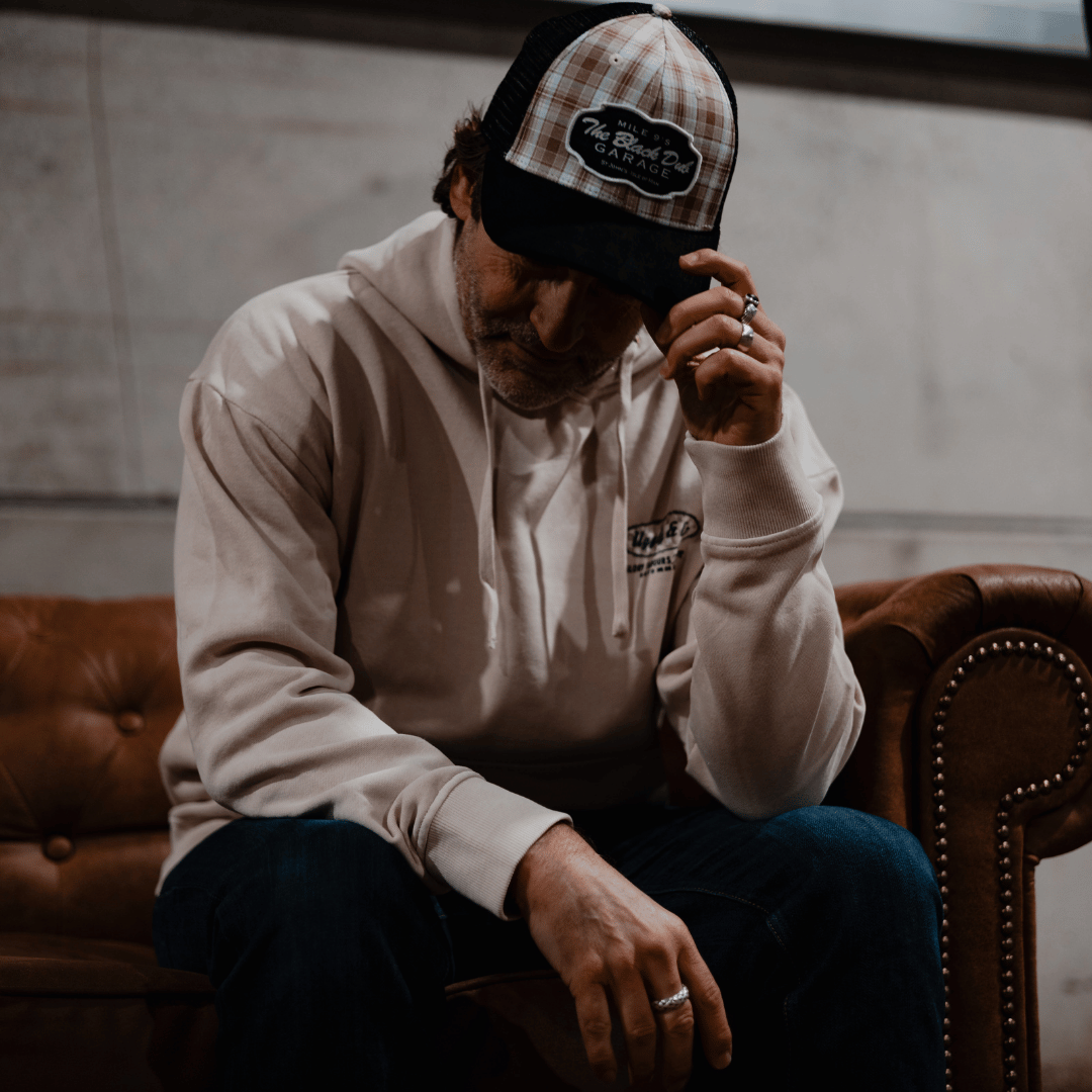 Tartan Garage Trucker Hat by Uggly & Co