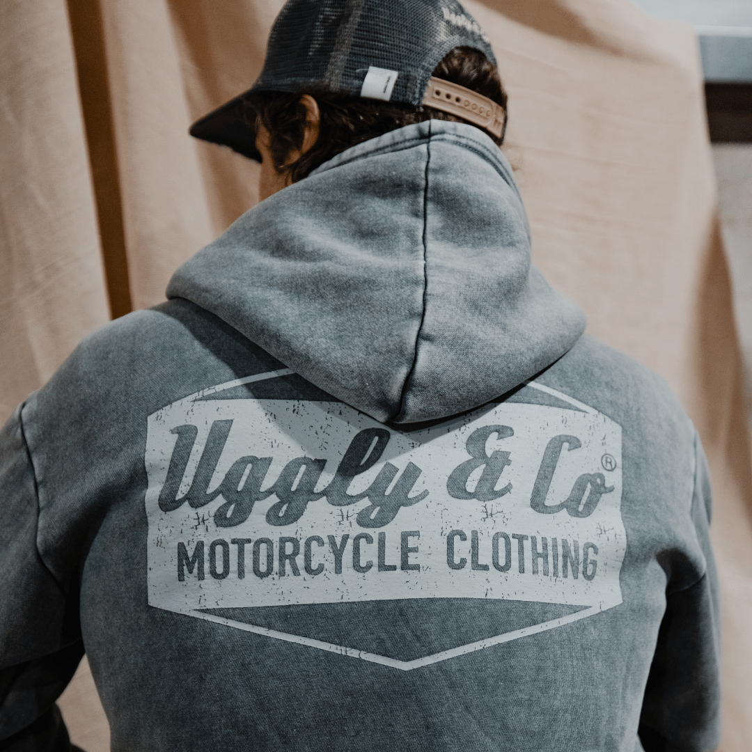 Blue Diamond Acid Wash Hoodie by Uggly & Co