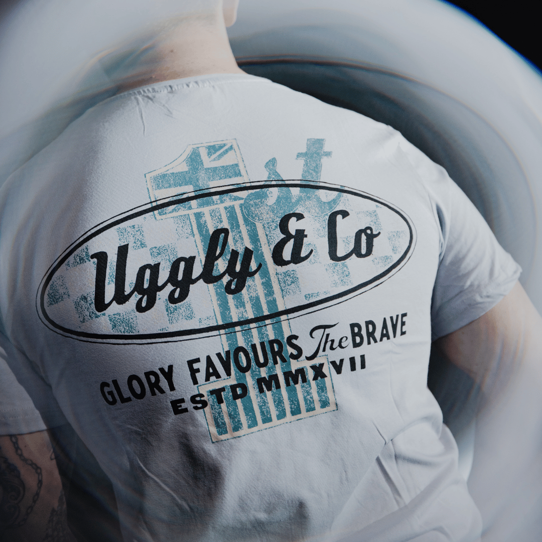 Dusty Flattrack No.1 Tee by Uggly & Co