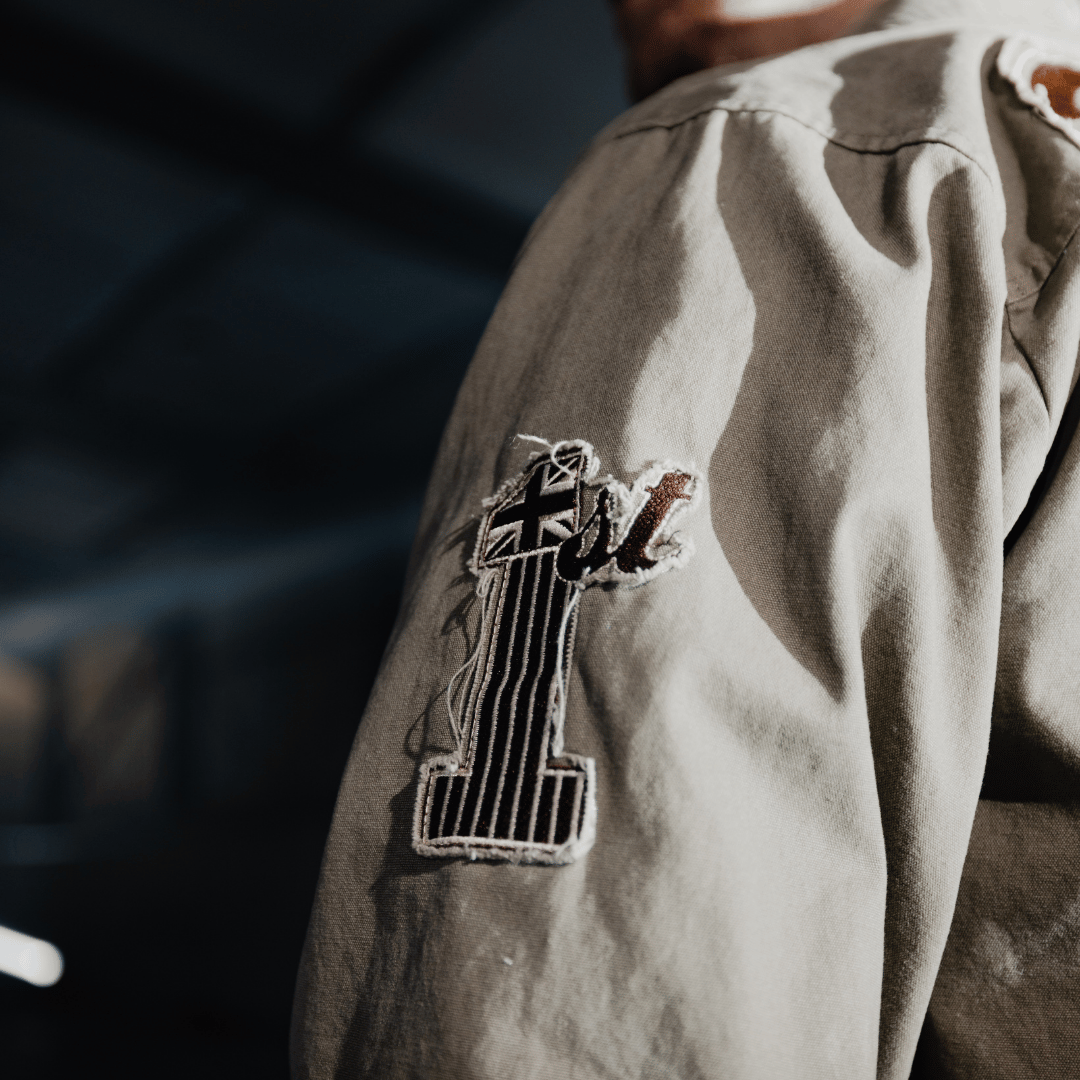 Green Flattrack Moto Shacket by Uggly & Co