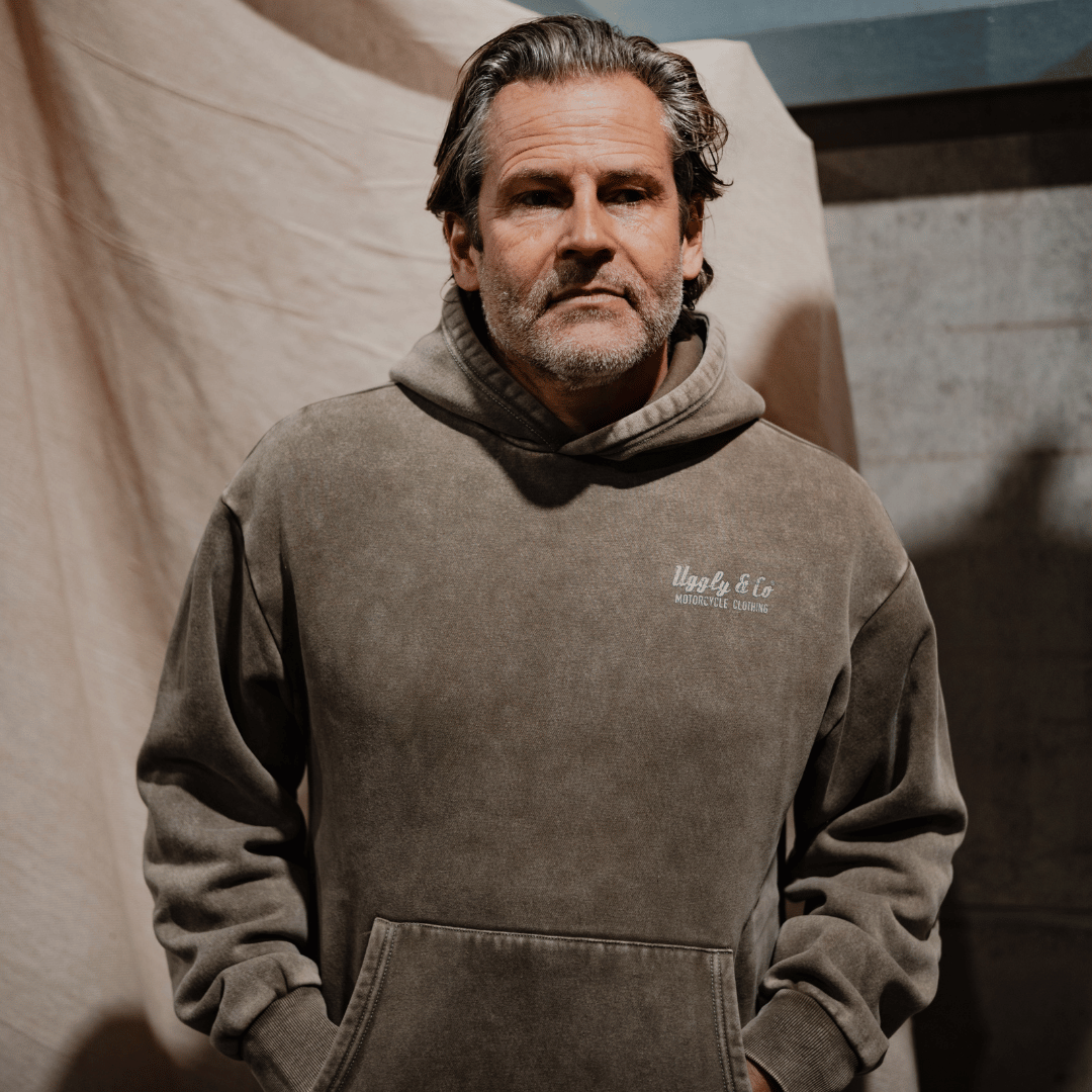 Green Diamond Acid Wash Hoodie by Uggly & Co