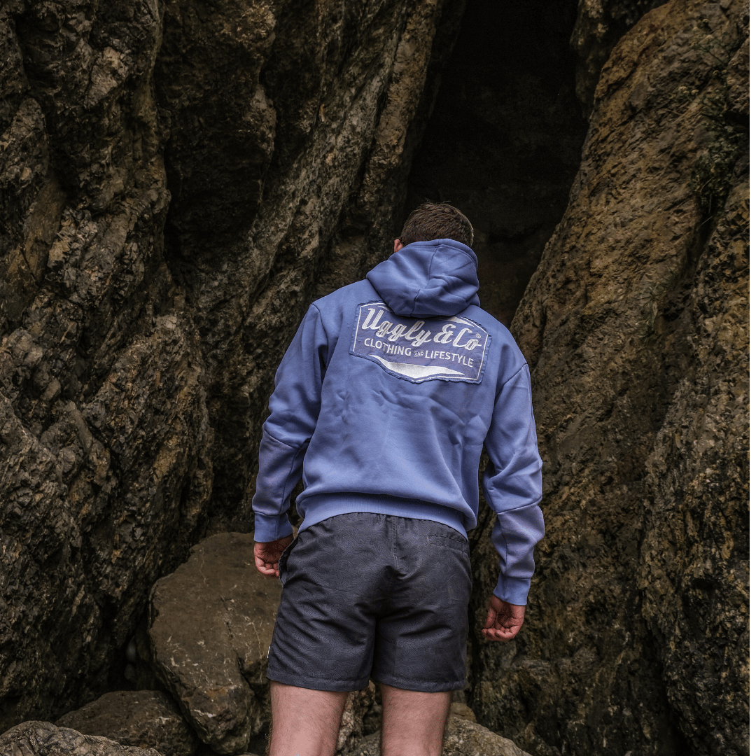 Purple Surf Diamond Hoodie by Uggly & Co