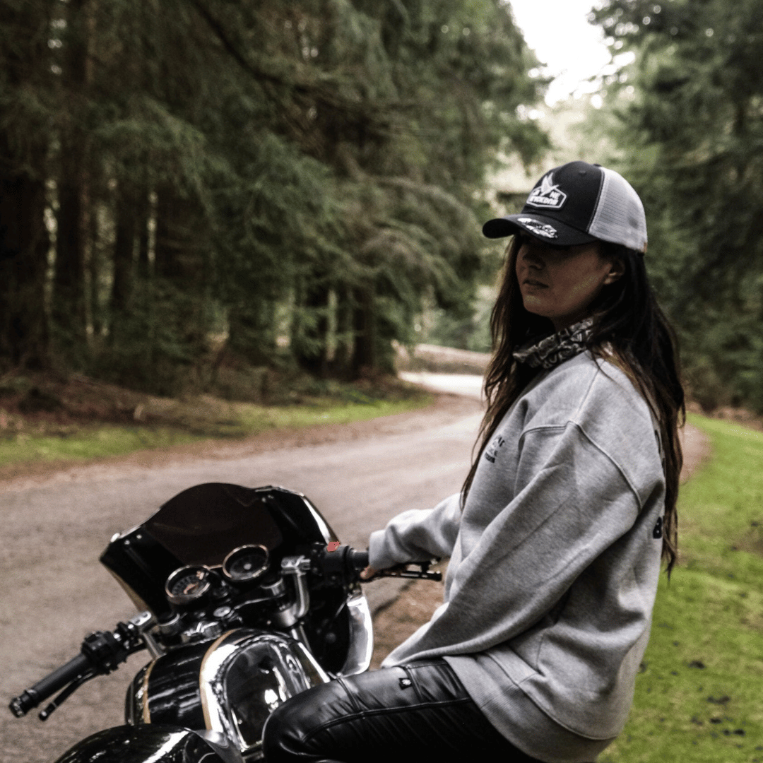 Mile 9 Spark Plug Wings Trucker Hat by Uggly & Co
