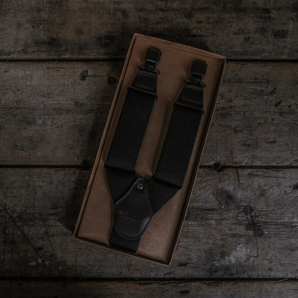 Black Utility Braces by Uggly & Co