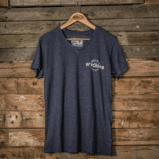 Blue Stamp Tee by Uggly & Co