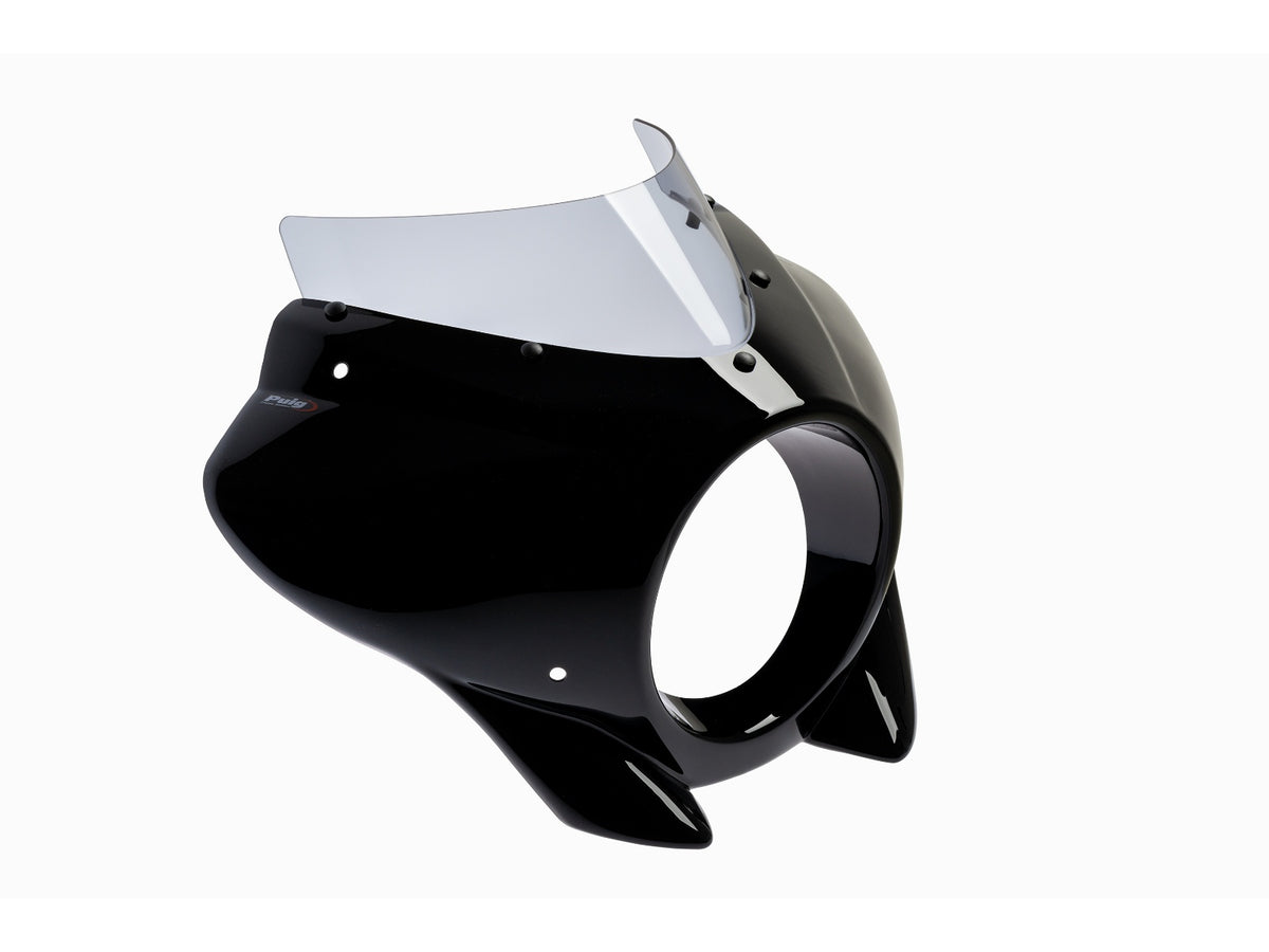 Mirage Sport Screen - Light Smoke with Gloss Black Housing