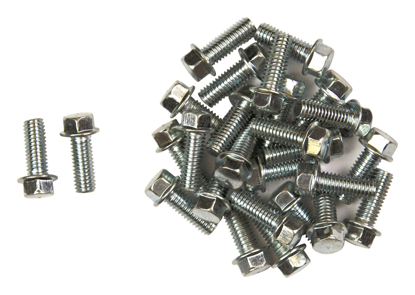 Bike It Carbon Steel Flange Head Bolts M6 x 12mm (25Pcs)