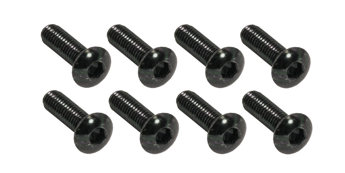 Bike It Screen Bolts Black 8Pcs