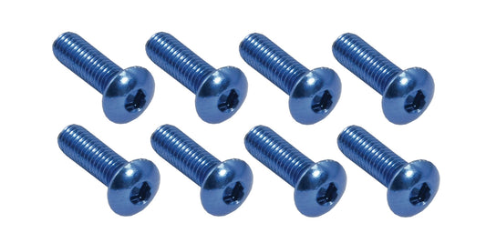 Bike It Screen Bolts Blue 8Pcs