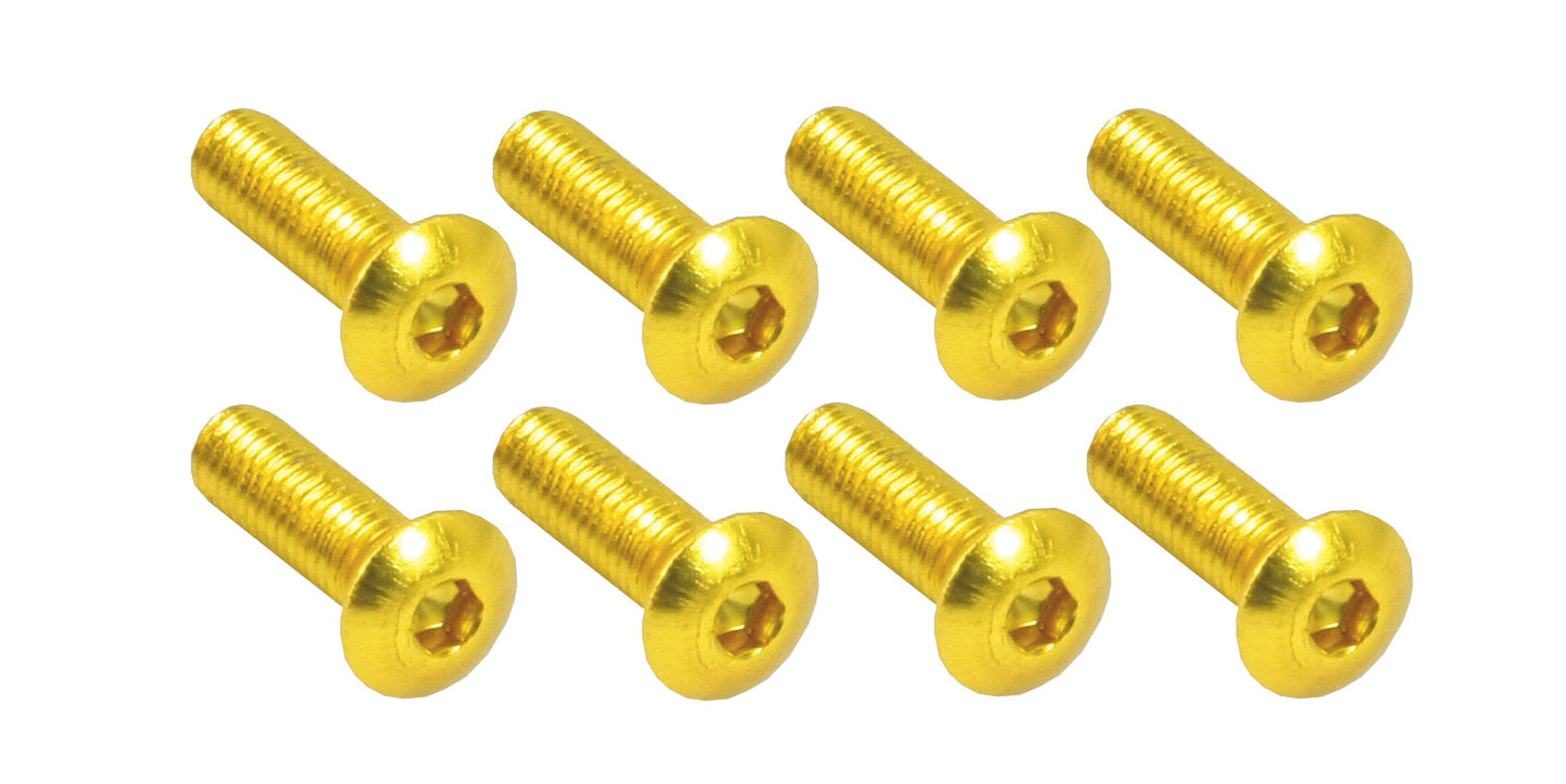 Bike It Screen Bolts Gold 8Pcs