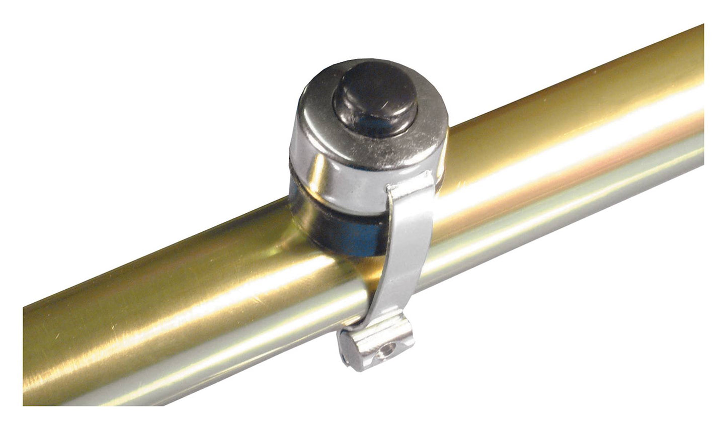 Bike It Button Horn Individual Clamp On Chrome