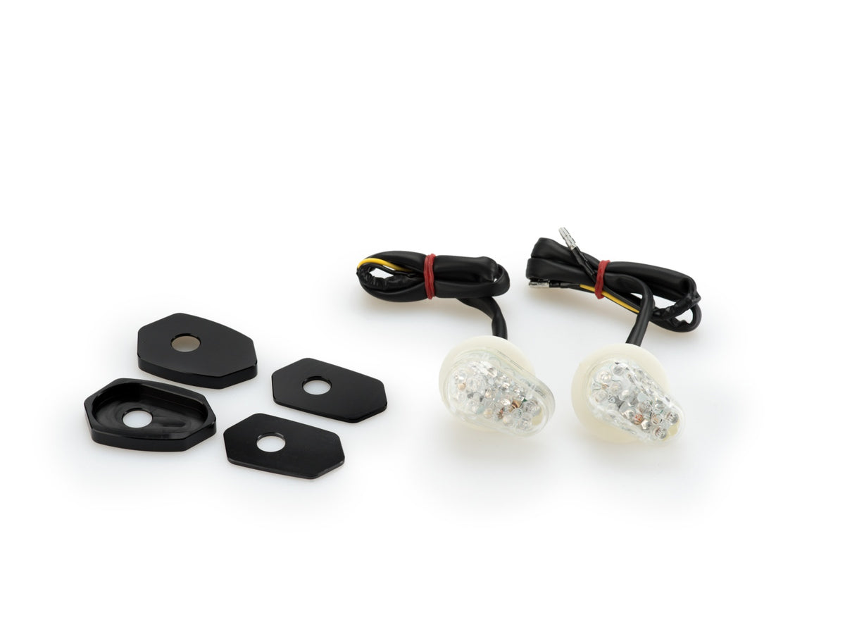 Puig Indicator Spacers With Front Indicators (Black)