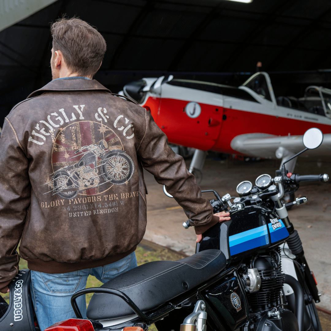 Aviation Bomber Jacket by Uggly & Co