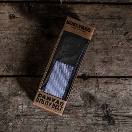 Blue Canvas Utility Belt by Uggly & Co