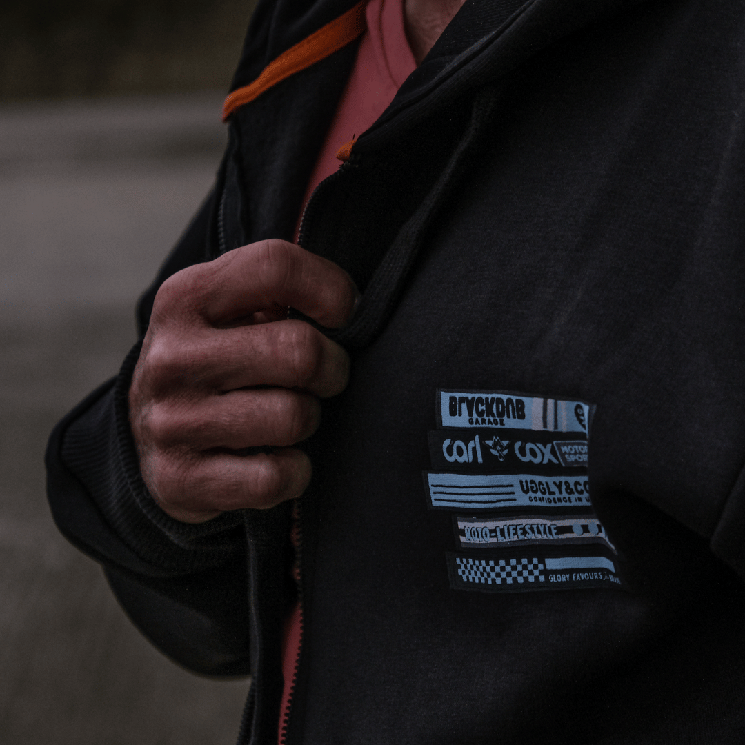 Tape Zip-Hoodie by Uggly & Co